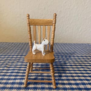 Vintage, 1:12th Scale, 16th Scale, Dolls House, Dog, Puppy, Standing Pose, Pet, Miniature, Collectible, Display, Gift, Wife, Daughter, Mum