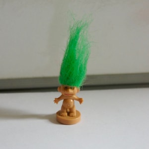 Rare, Vintage, Mini, Green Haired, Stamp, Stamper, Troll, Gift, Collectibles, Birthday, Sister, Girlfriend, Daughter, Girl, Stocking Filler