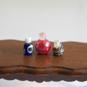 Handmade, 1:12th Scale, Dolls House, Decorative, Miniature, Perfume, Bottles, Dressing Table, Bathroom, Bedroom, Display, Shop, Diorama, Mum