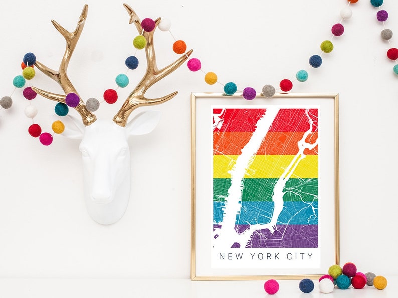 Custom LGBTQ Art Gay Pride Art Queer Art Gift Framed Etsy