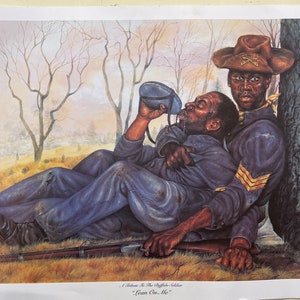 Lean On Me, African American Soldiers, Buffalo Soldier , Black Military, African American brothers, African American Fathers, Home decor