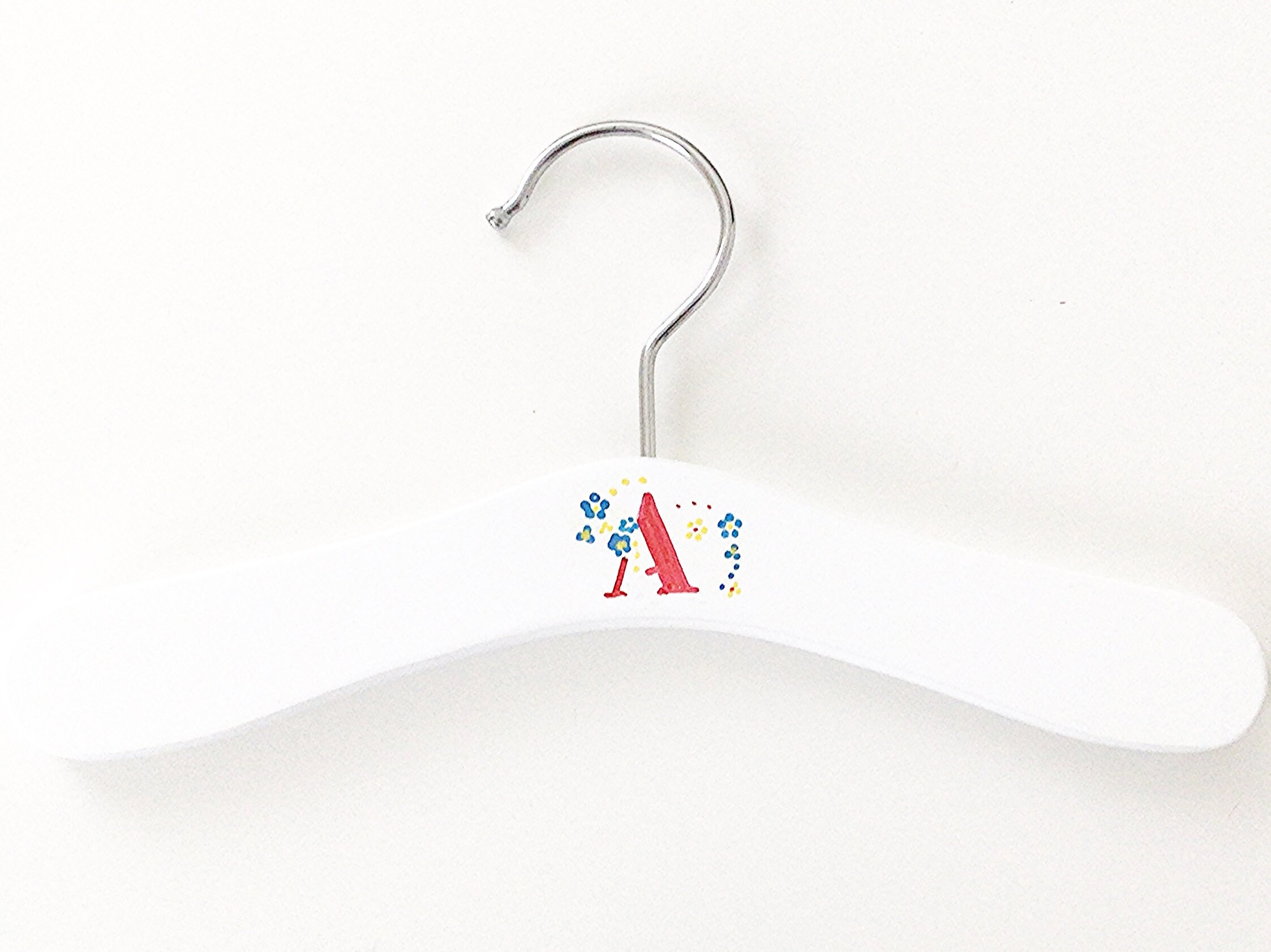 Kids White Wooden Hangers