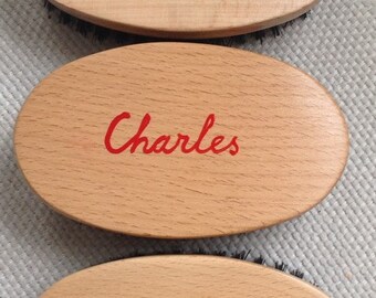 Personalized Military KENT Hairbrush for MEN & BOYS