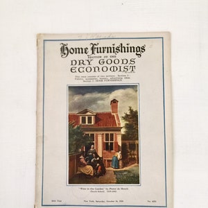 1926 Dry goods Economist Home Furnishing Section rugs Fabrics Book