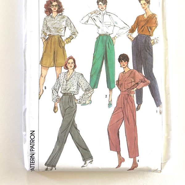 Retro Pants and Shorts Sewing Pattern Simplicity 7179 Size 16 uncut