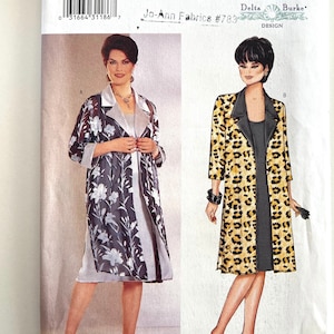 Womens Jacket and Dress Sewing Pattern Butterick 6477 Size 16-20 uncut