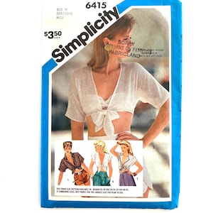 Simplicity 4193 Pattern Summer Separates Halter Style Dress
