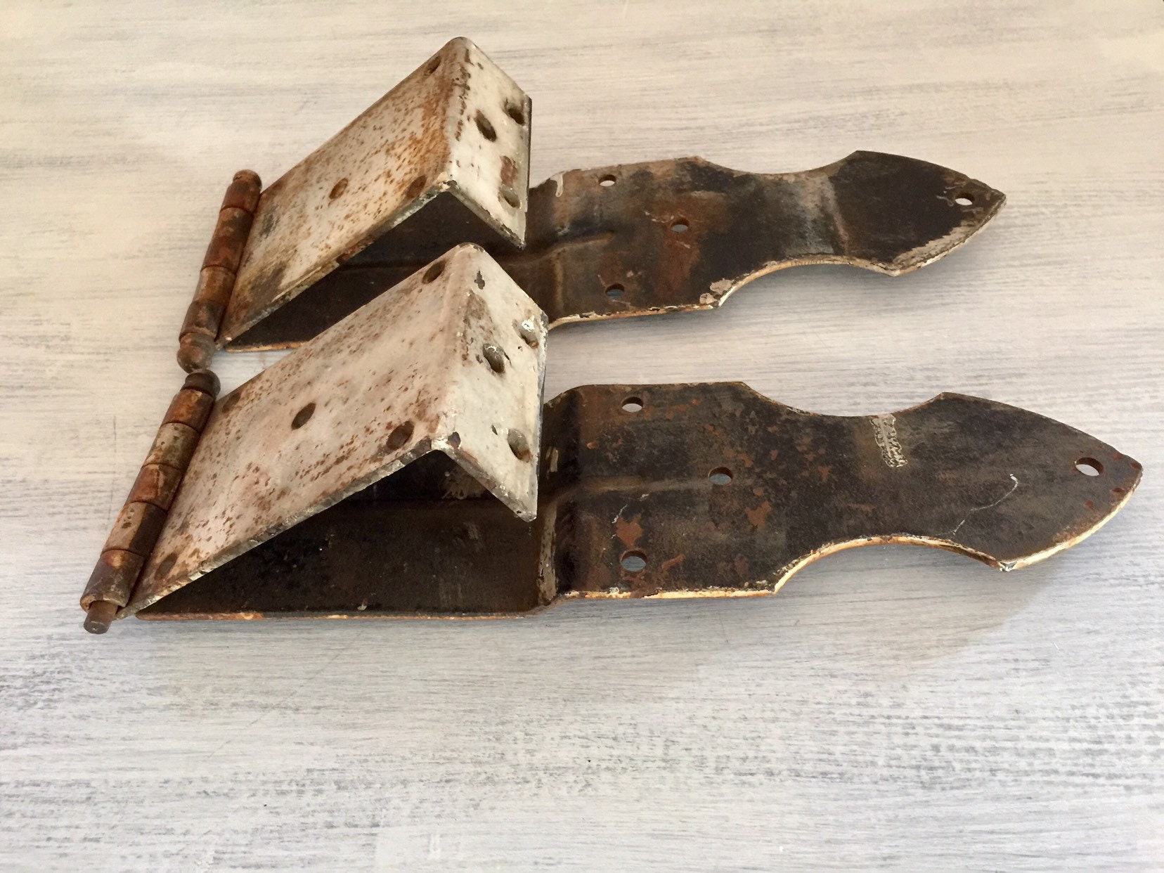 Large Barn Door Strap Hinges Antique Gate Hinge Rustic Iron Etsy UK