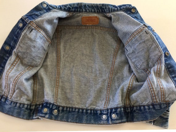 Levi Jacket Boys Size 10 Vintage 1980's Levis Lev… - image 10