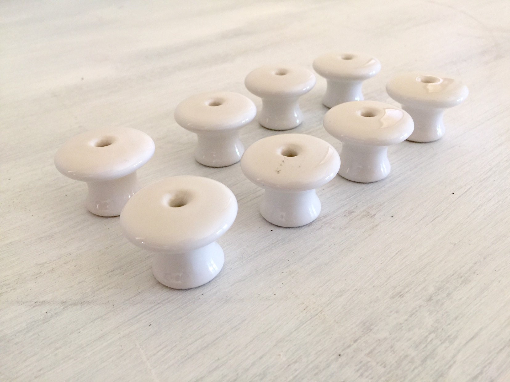 Jewelry Box Knobs White Porcelain Glass Drawer Pulls Chest Etsy