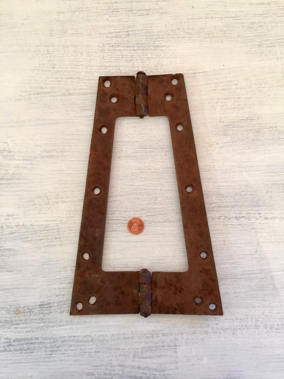 Large Barn Door Hinges Antique Gate Hinge Rustic Iron Decor Etsy
