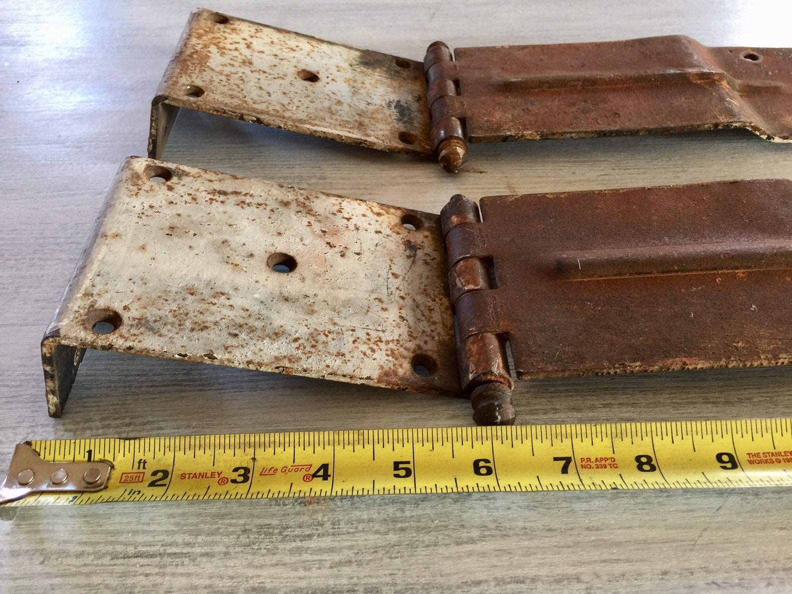 Large Barn Door Strap Hinges Antique Gate Hinge Rustic Iron Etsy
