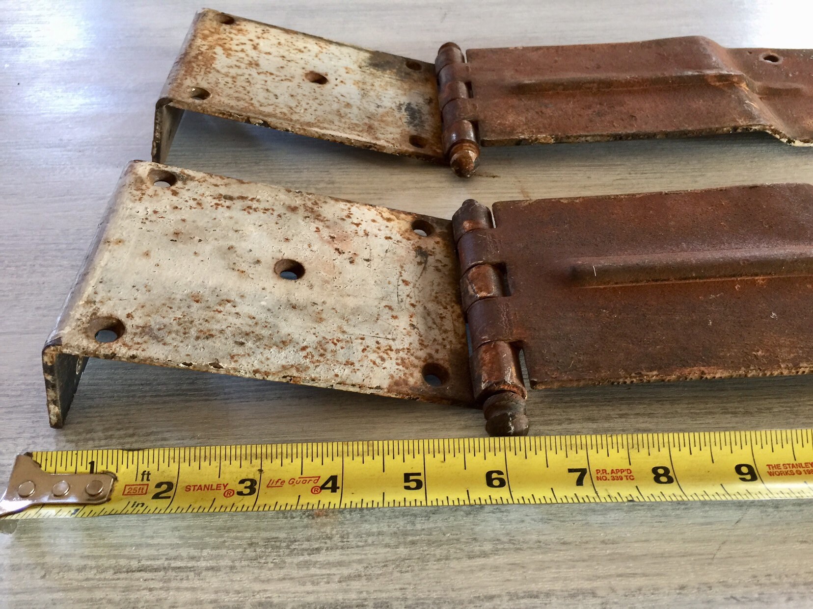 Large Barn Door Strap Hinges Antique Gate Hinge Rustic Iron Etsy UK