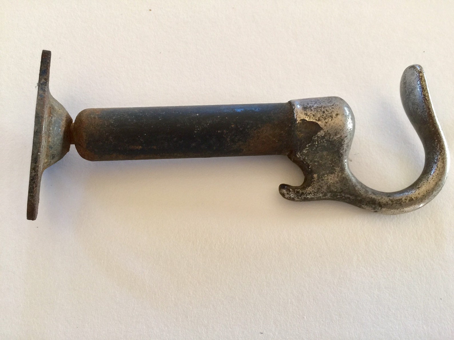 Old Metal Swivel Hook Vintage Boat Hook Etsy