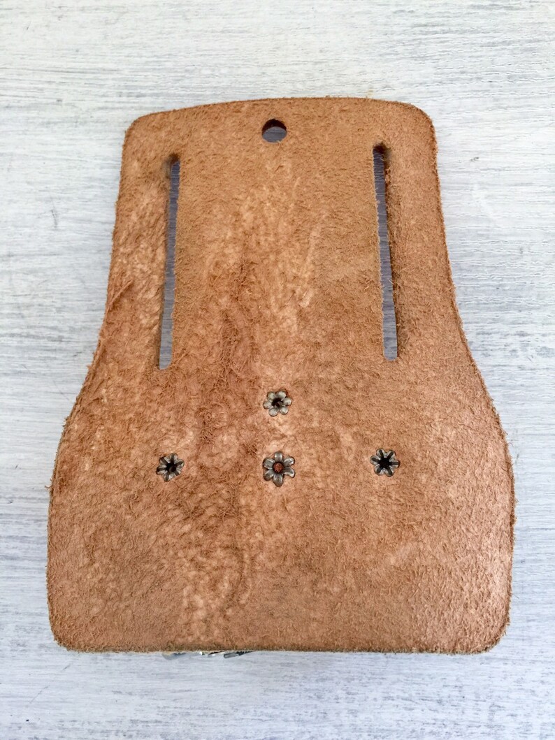 Leather Tool Belt Hammer Ring Thick Leather Tool Belt Vintage Carpenters Belt Bag Tool Box Top Grain Cowhide