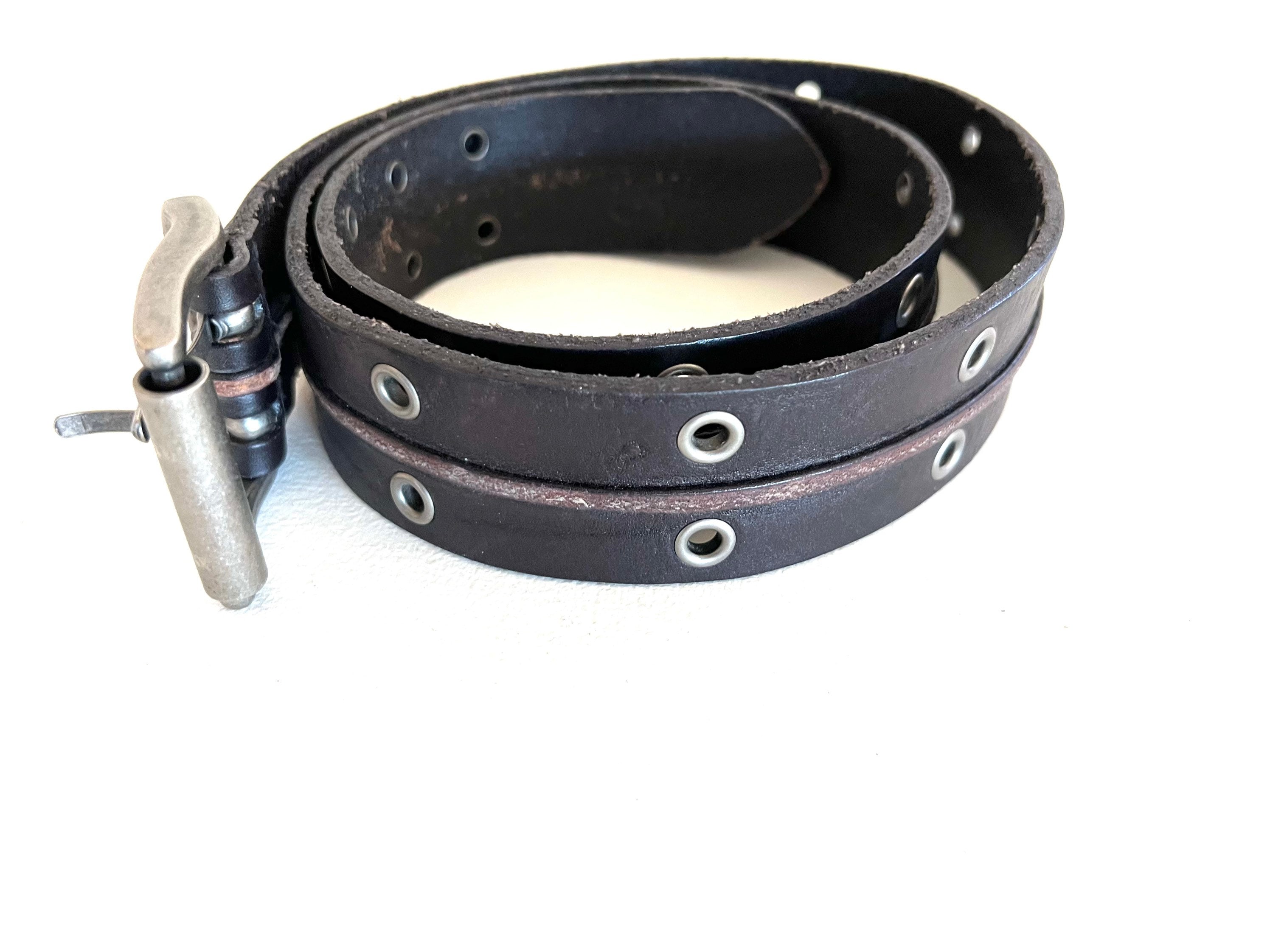Levi\'s belt leather RARE black whip butter leather 36 collectable Black Leather Belt Levi main image 2
