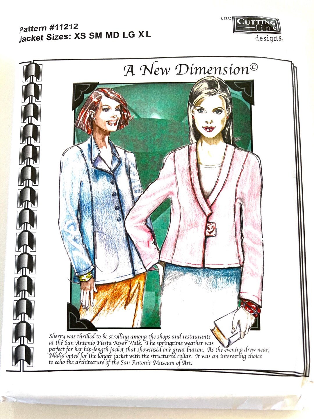 Sewing Pattern Cutting Line Designs 11212 Jacket Swing Coat XS-XL Uncut ...