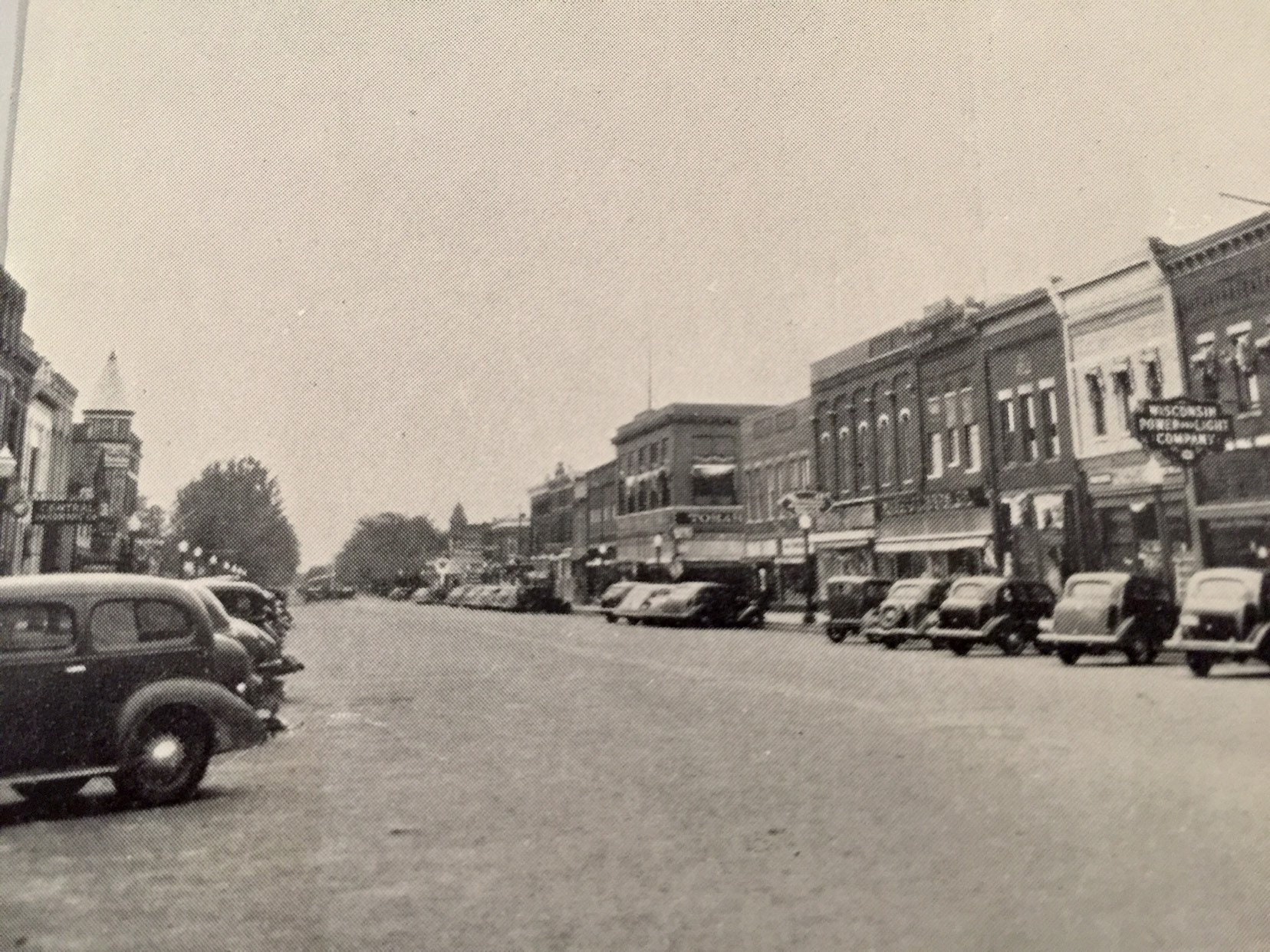 Tomah Wisconsin Superior Avenue Postcard Street Scene Vintage Etsy