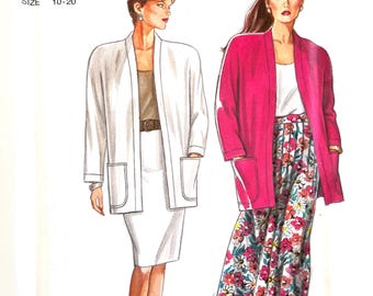 Simplicity Sewing Pattern 9837 Jacket Flared Skirt Size 10-20 uncut