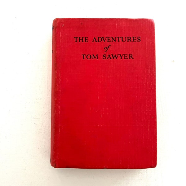 The Adventures of Tom Sawyer Book Samuel L. Clemens Vintage 1931