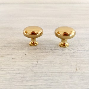 Brass Drawer Pulls, Cupboard Knobs, Pulls and Knobs, Cabinet Pulls, Handles, 2 Brass Knobs