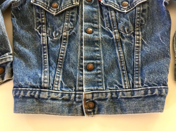 Levi Jacket Boys Size 10 Vintage 1980's Levis Lev… - image 2