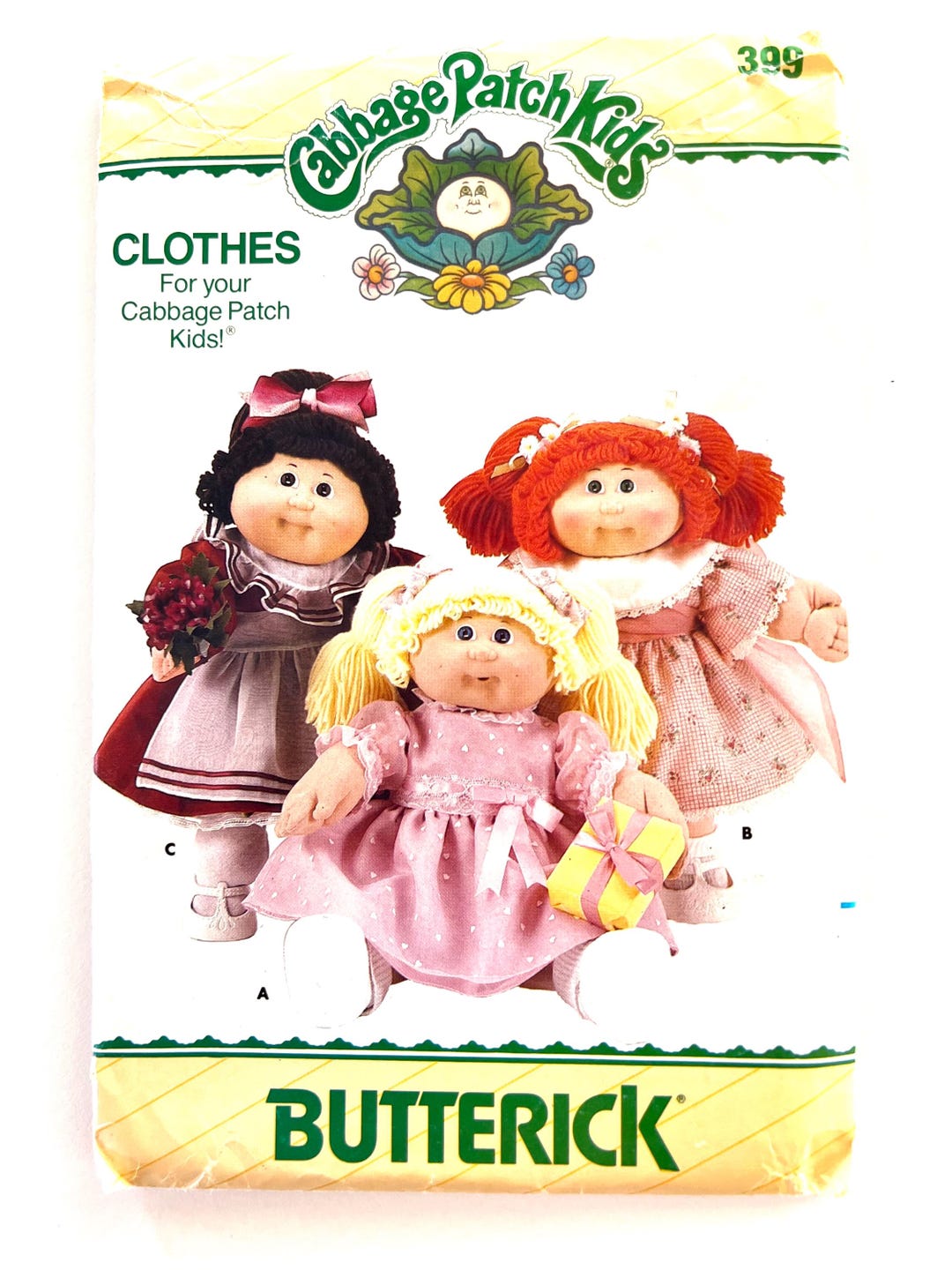 Cabbage Patch Kids Clothes Sewing Pattern 389 Petticoat Panties Uncut ...