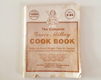 Vintage Cook Book, Complete Grace Millay Cook Book Cookbooks 1979