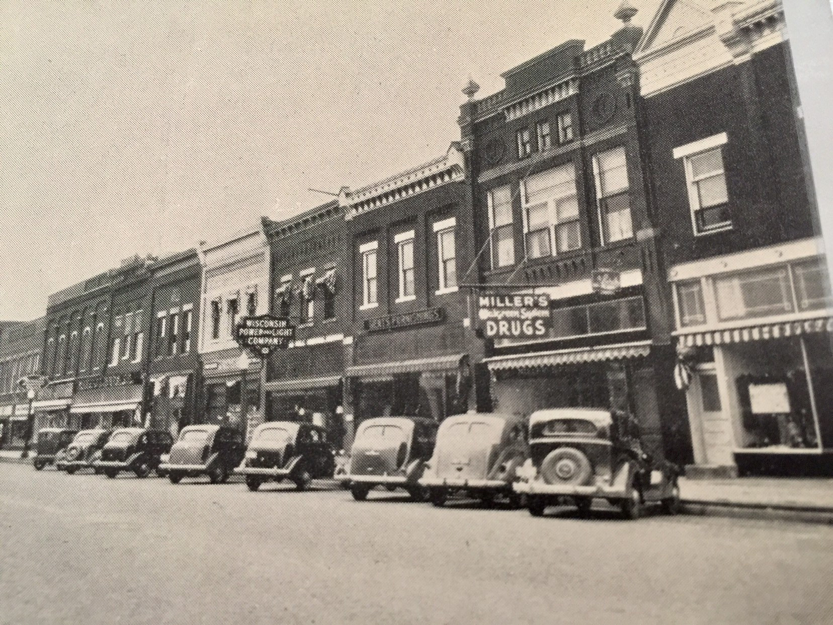 Tomah Wisconsin Superior Avenue Postcard Street Scene Vintage Etsy