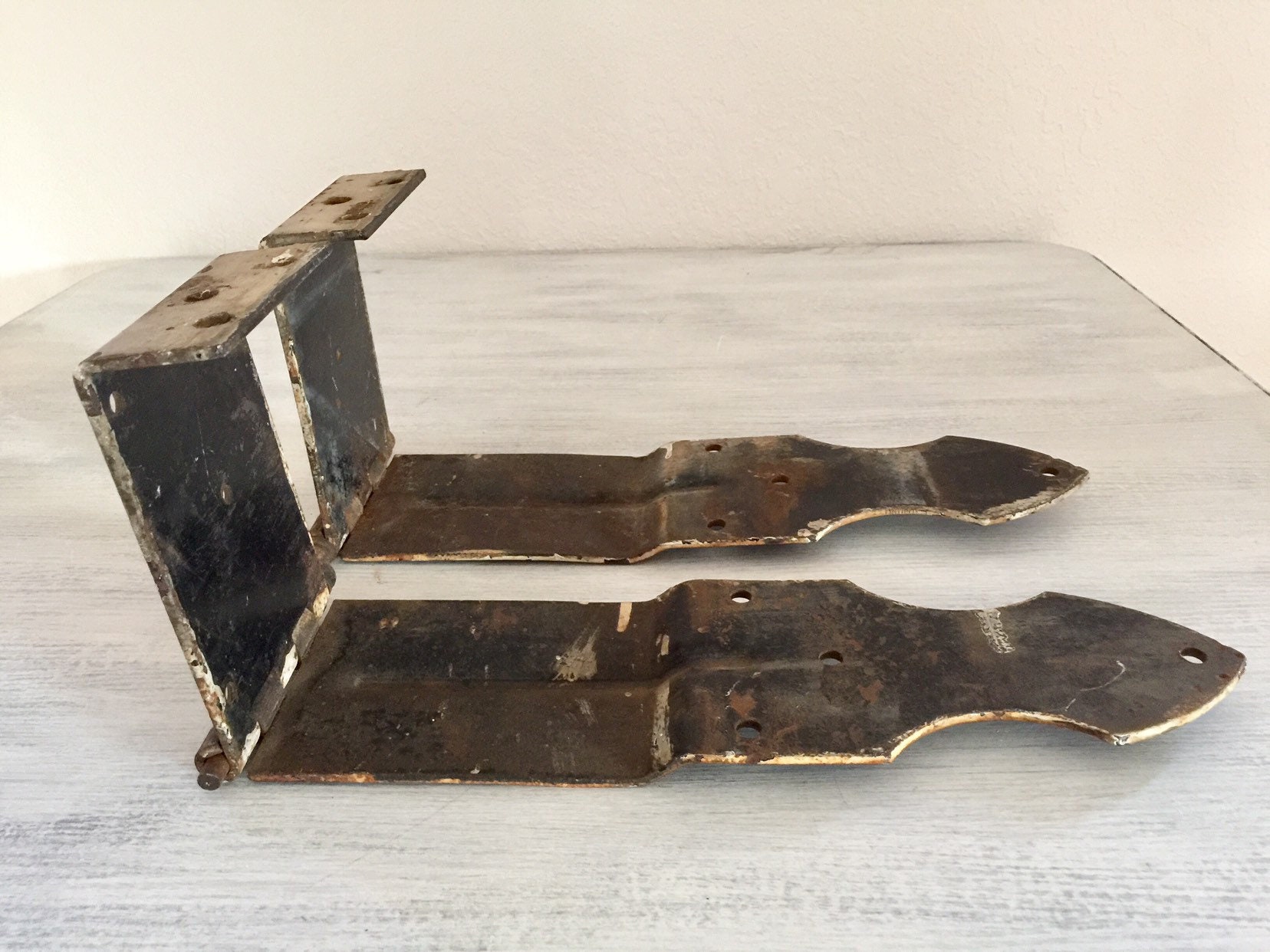 Large Barn Door Strap Hinges Antique Gate Hinge Rustic Iron Etsy