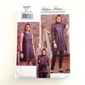 Vogue Dress Pattern 9337 Misses Tunic Top Pants Size 16-26 Uncut