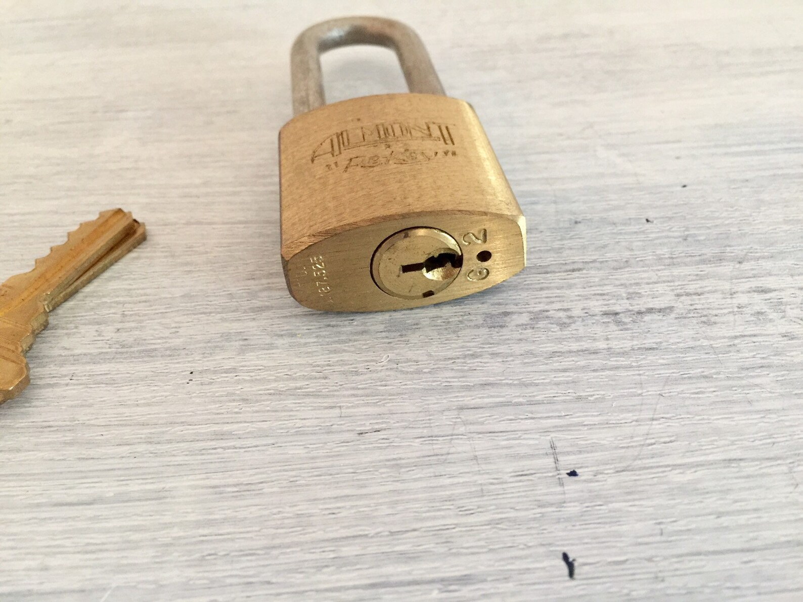 Vintage Almont Rekey Padlock with 2 Keys Brass Etsy