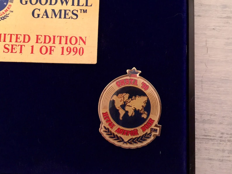 Vintage Goodwill Games Limited Edition Seattle 1990 Metal