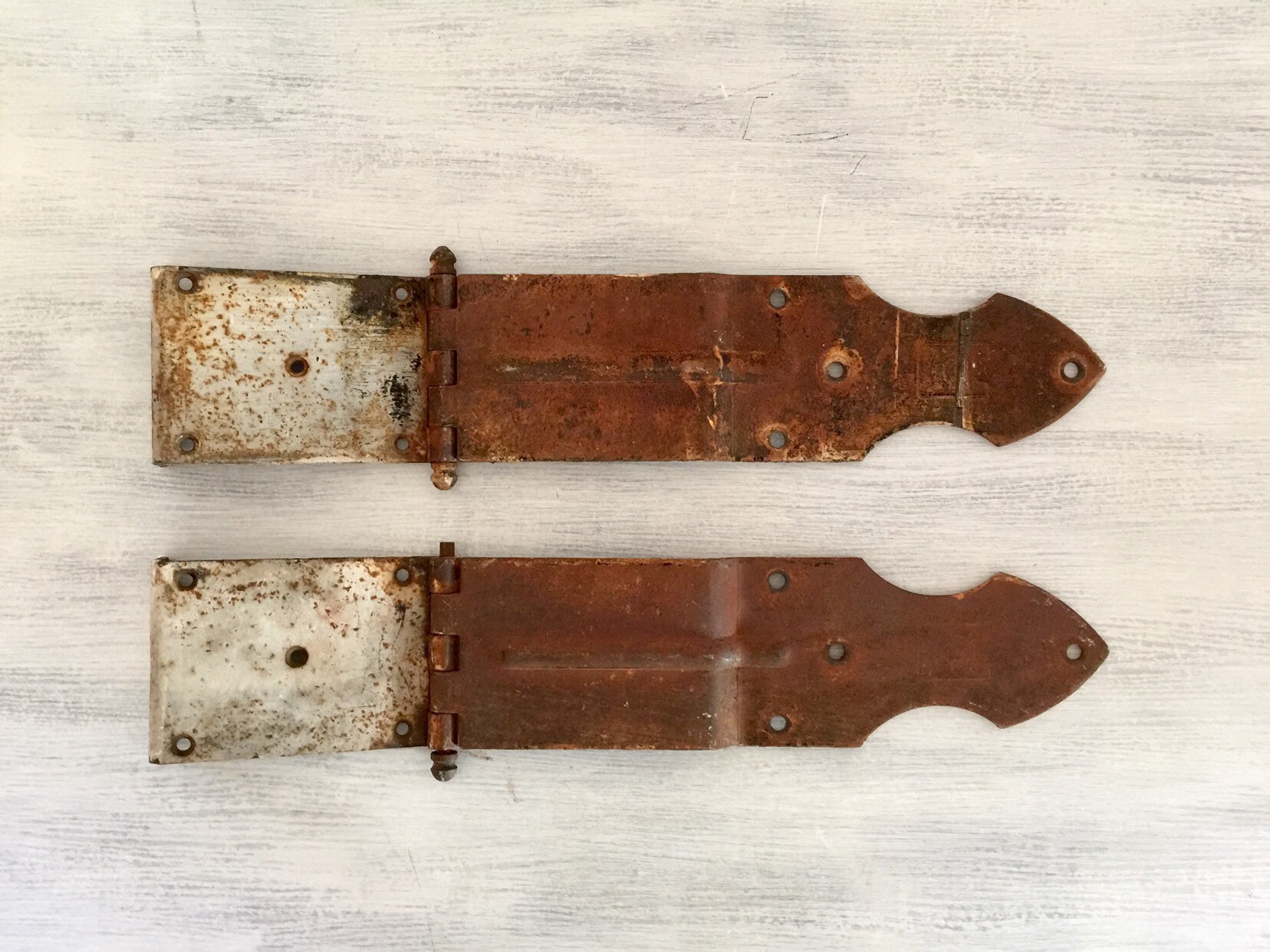 Large Barn Door Strap Hinges Antique Gate Hinge Rustic Iron Etsy UK