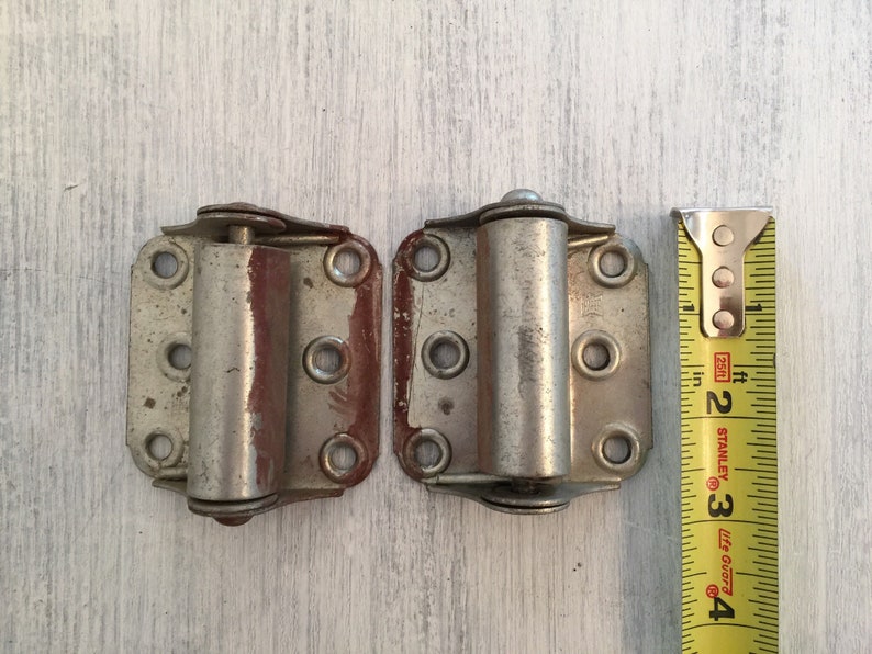 Spring Door Hinges Salvaged Hardware Swinging Door Spring Loaded Hinge