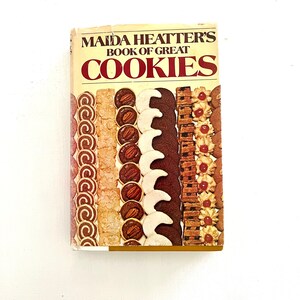 Maida Heatter&#39;s Book Of Great Cookies, Vintage Cookbook, Old Cookbooks, Cookie Recipes 1977
