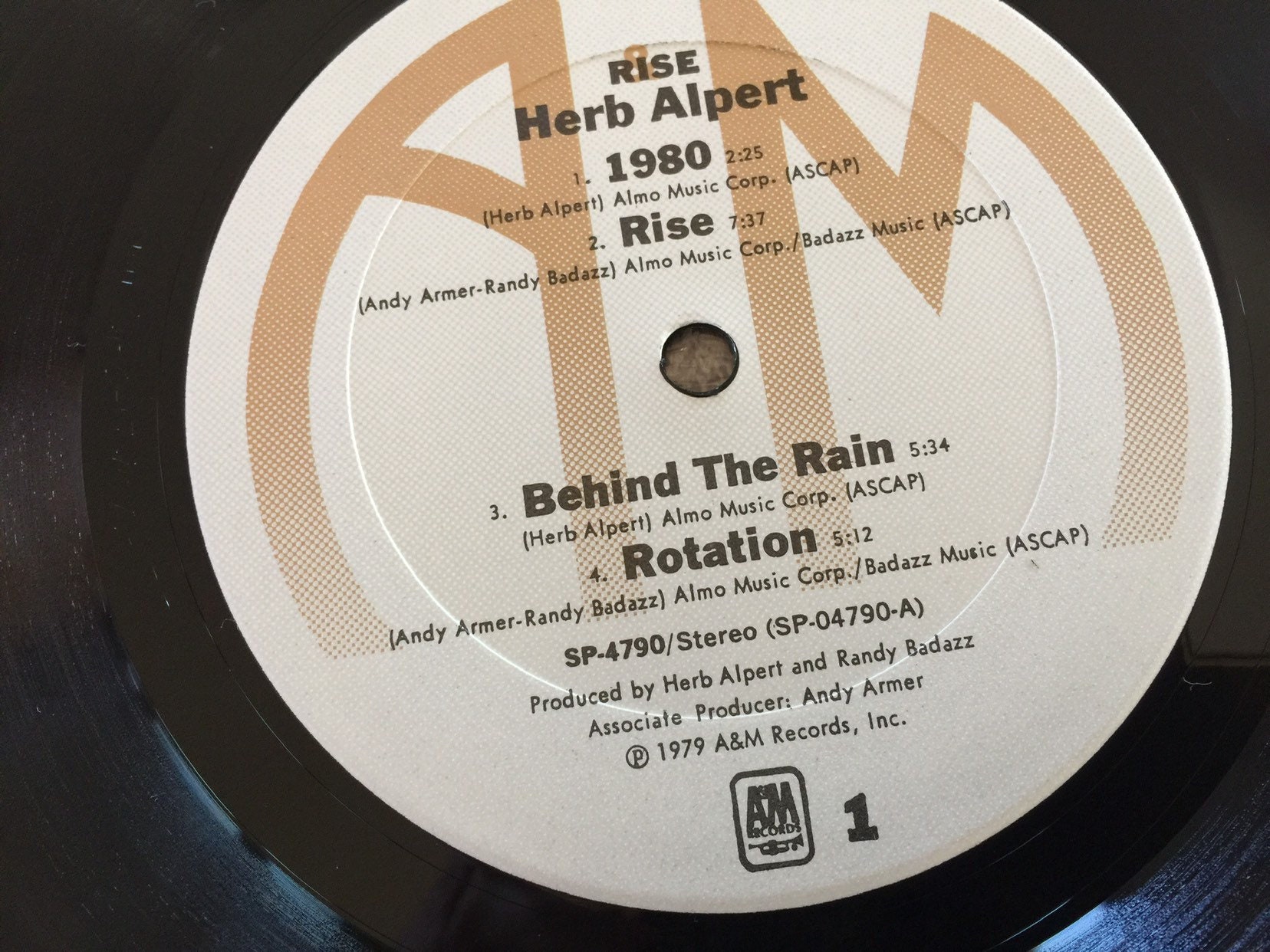 Herb Alpert Rise Record Album LP 1979 A & M Records SP3714 Etsy