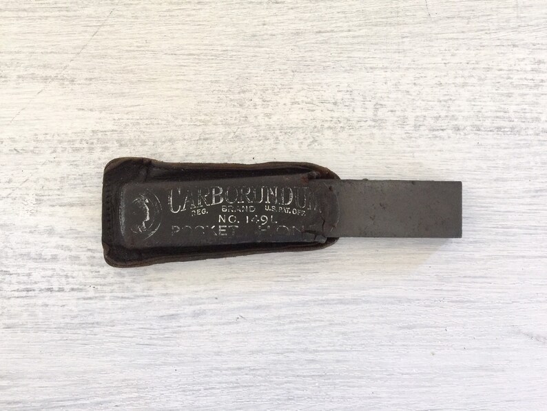 Pocket Knife Honing Stone Carborundum Pocket Hone 149L Etsy