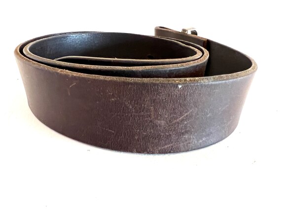 Leather Belt Vintage Brown  Genuine Leather Belt,… - image 8