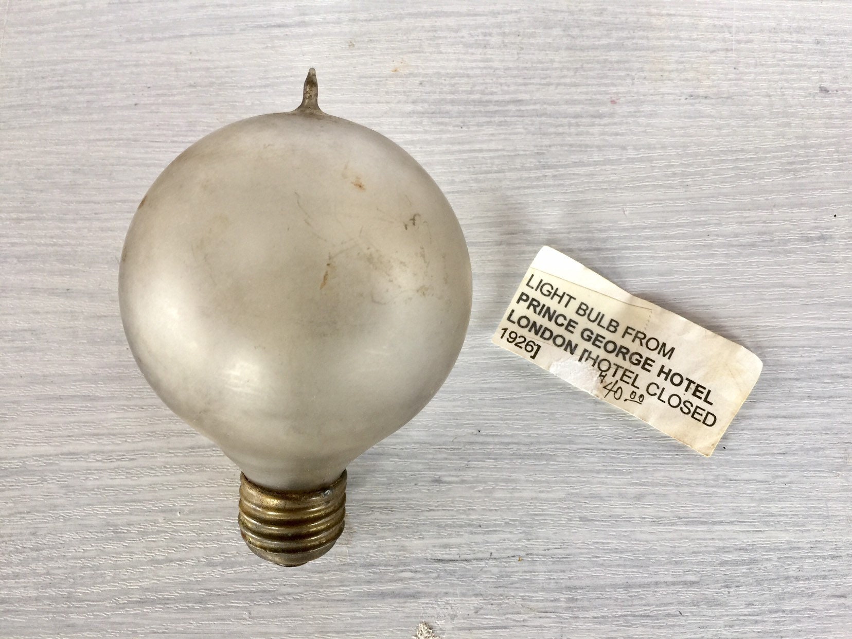 Light Bulb Balloon Bulb With Tip 1926 Collectible - Etsy