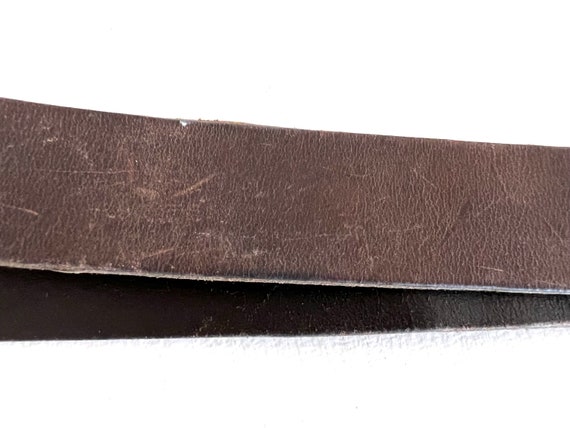Leather Belt Vintage Brown  Genuine Leather Belt,… - image 7