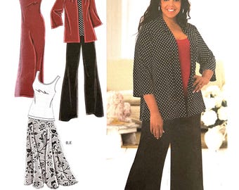 Misses Pants and Top Simplicity Sewing Pattern 2948 Tank Top Dress Size 18-24 uncut