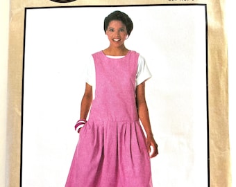 Jumper Dress Simplicity 9489 Sewing Pattern Size 6-24 uncut