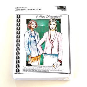 Sewing Pattern Cutting Line Designs 11212 Jacket Swing Coat XS-XL Uncut