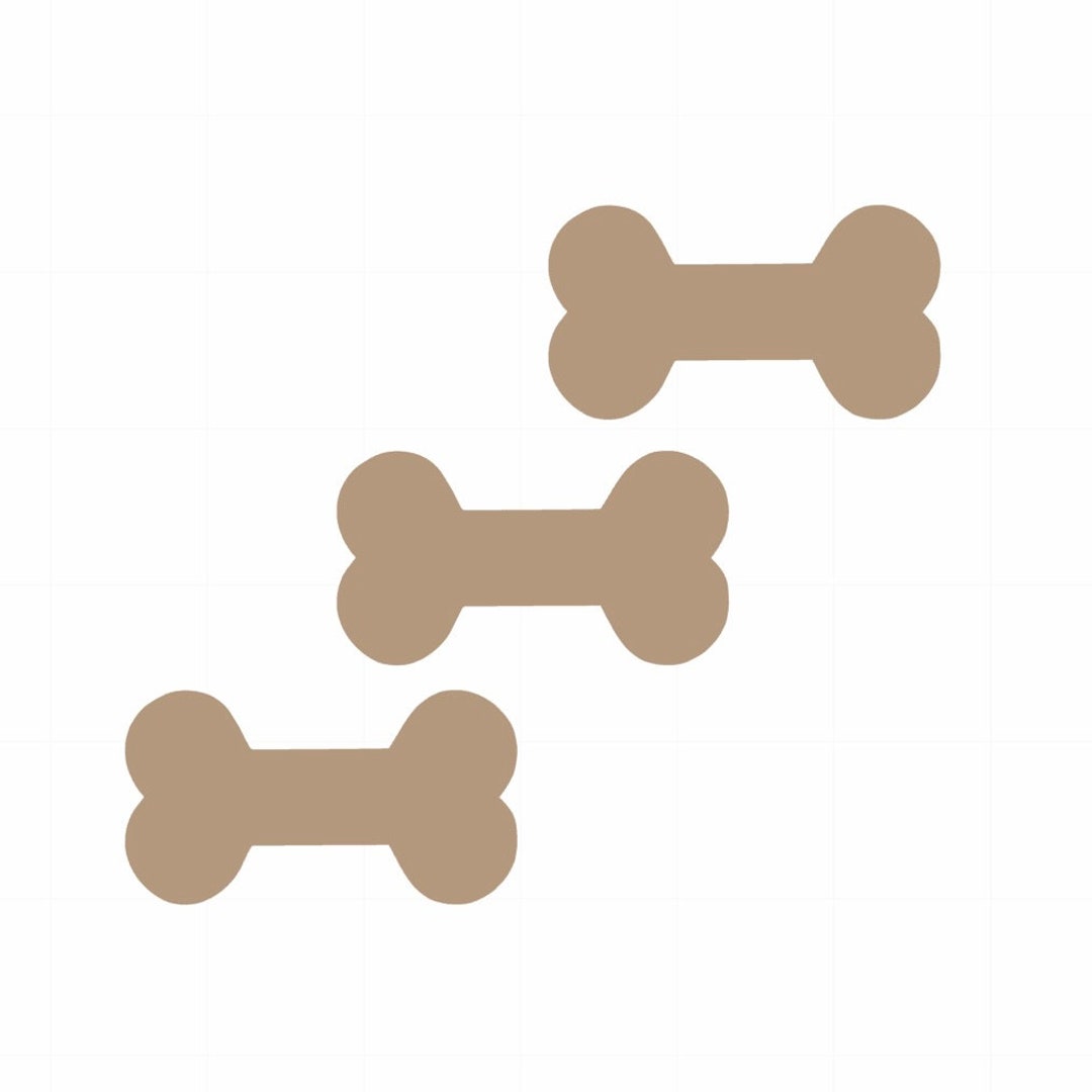 Dog Bone Die Cut Outs Birthday Confetti Embellishment Scrapbooking