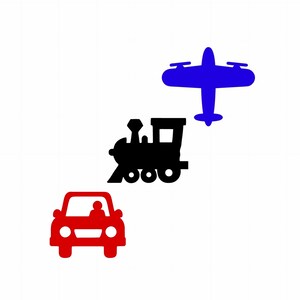 Plane Train Automobile Die Cut Out Confetti Scrapbooking Birthday Party Baby Shower Invitation Event Stationery Table Scatter Decoration