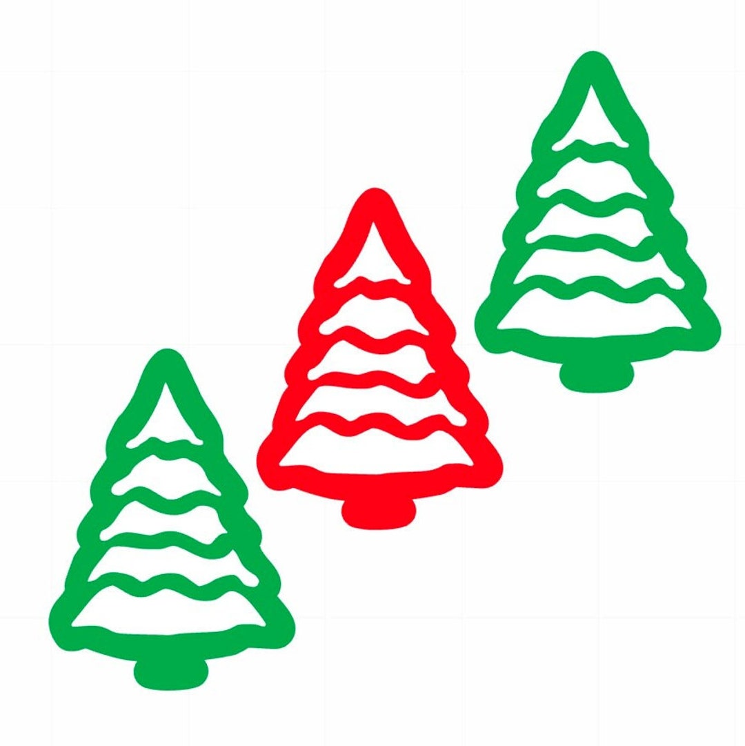 Christmas Pine Tree Die Cut Outs Decorative Handmade Etsy