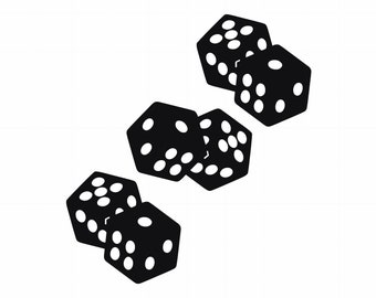 Dice Die Cut Outs Birthday Confetti Embellishment Scrapbooking Party Collection Stationery Table Scatter Decoration Birthday Wedding Casino