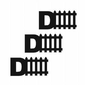 Defense (D Fence) Die Cut Game Day Football Party Super Bowl Birthday Scrapbook Confetti Garland Table Scatter School Event Sports Team NFL