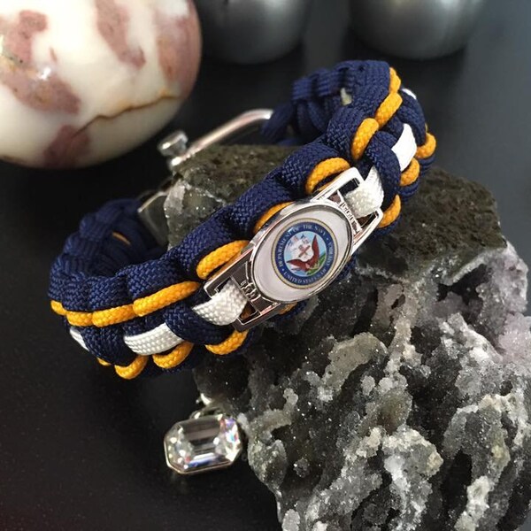 Navy Bracelet Etsy